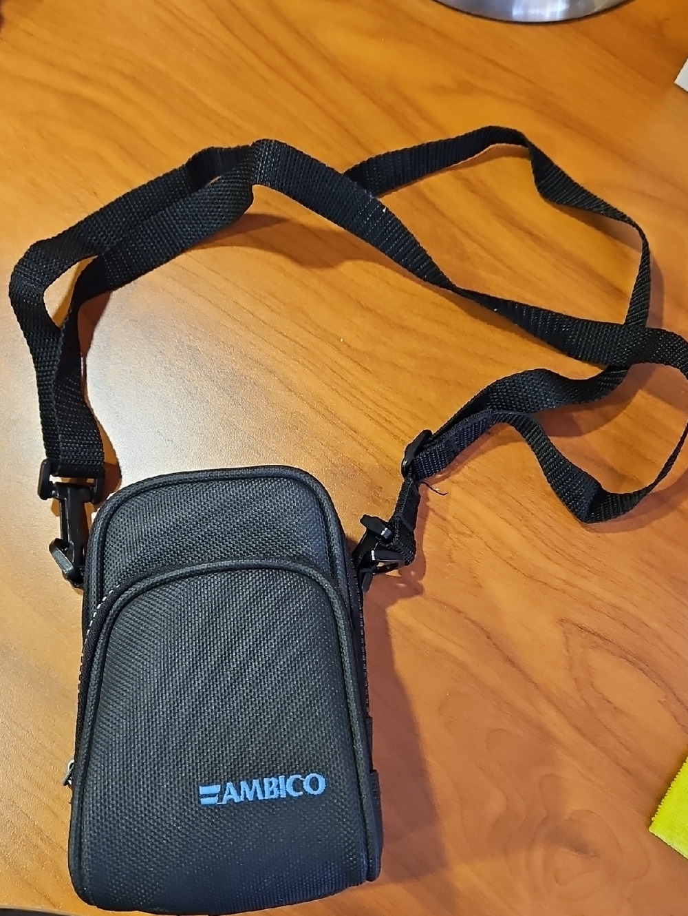 Black Compact Camera Case with Shoulder Strap